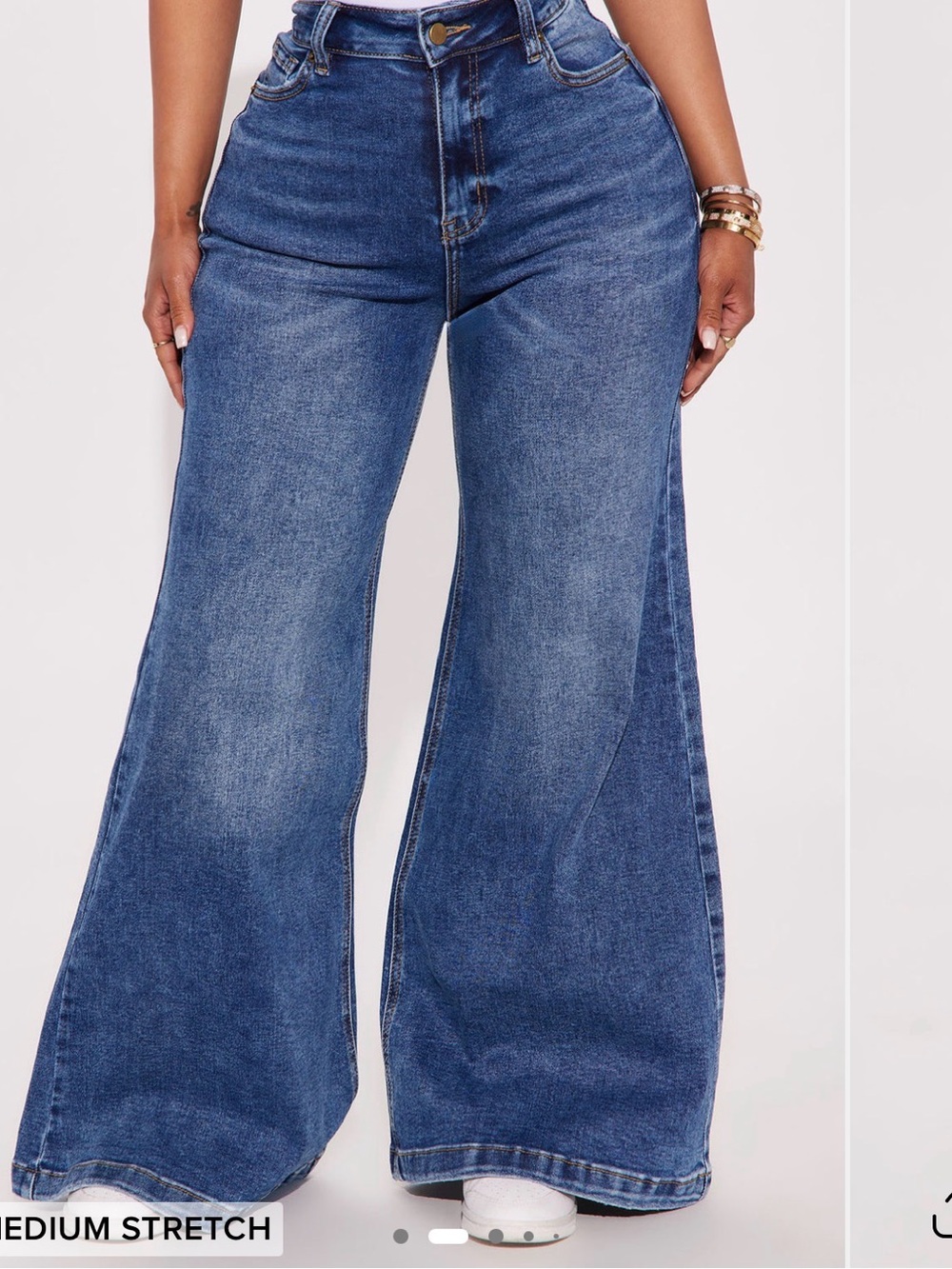 Fashion Nova Wide Leg Women’s Jeans - Blue